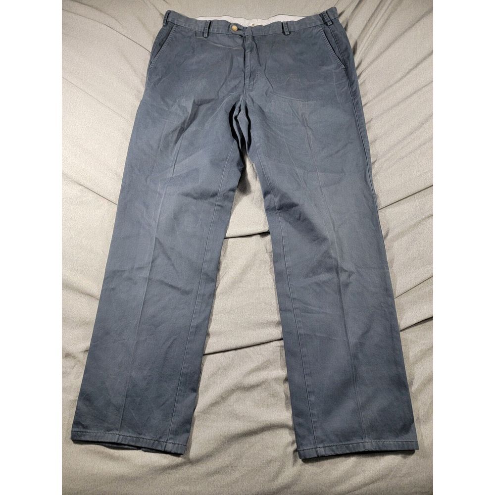 Peter Millar Raleigh Washed Twill Pants Sz 38x31 Men Flat Front Chino MC0B84